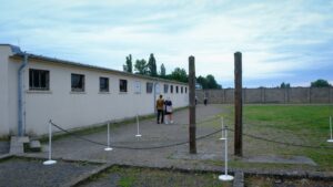 Sachsenhausen Concentration Camp Memorial Site in Germany.