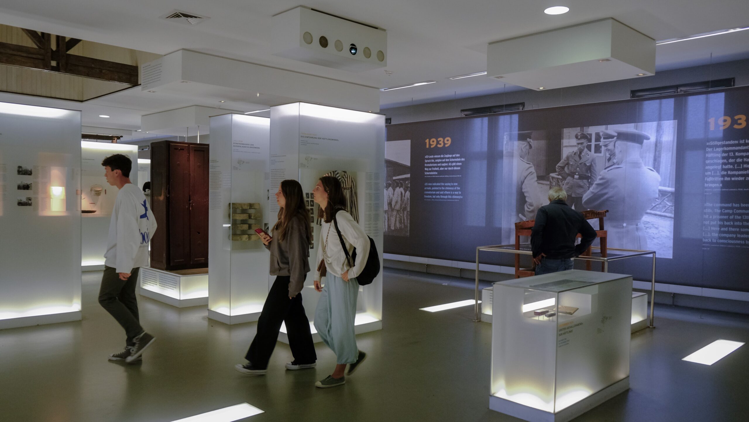 Exhibition at the Sachsenhausen Memorial and Museum in Oranienburg