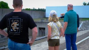 A group of people at the Sachsenhausen